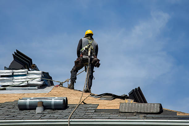 Professional Gutter Installation technician working in Germantown, TN